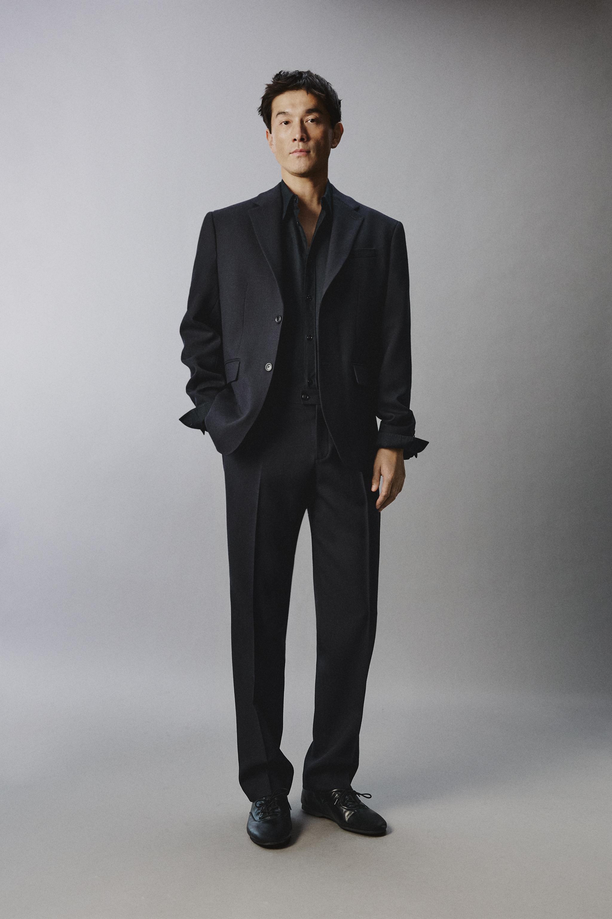 PANTALON DE COSTUME 100% LAINE